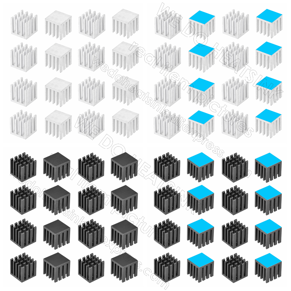 Aluminium Extrusion - مبادل حراري من الألومنيوم 15x15x15 مللي