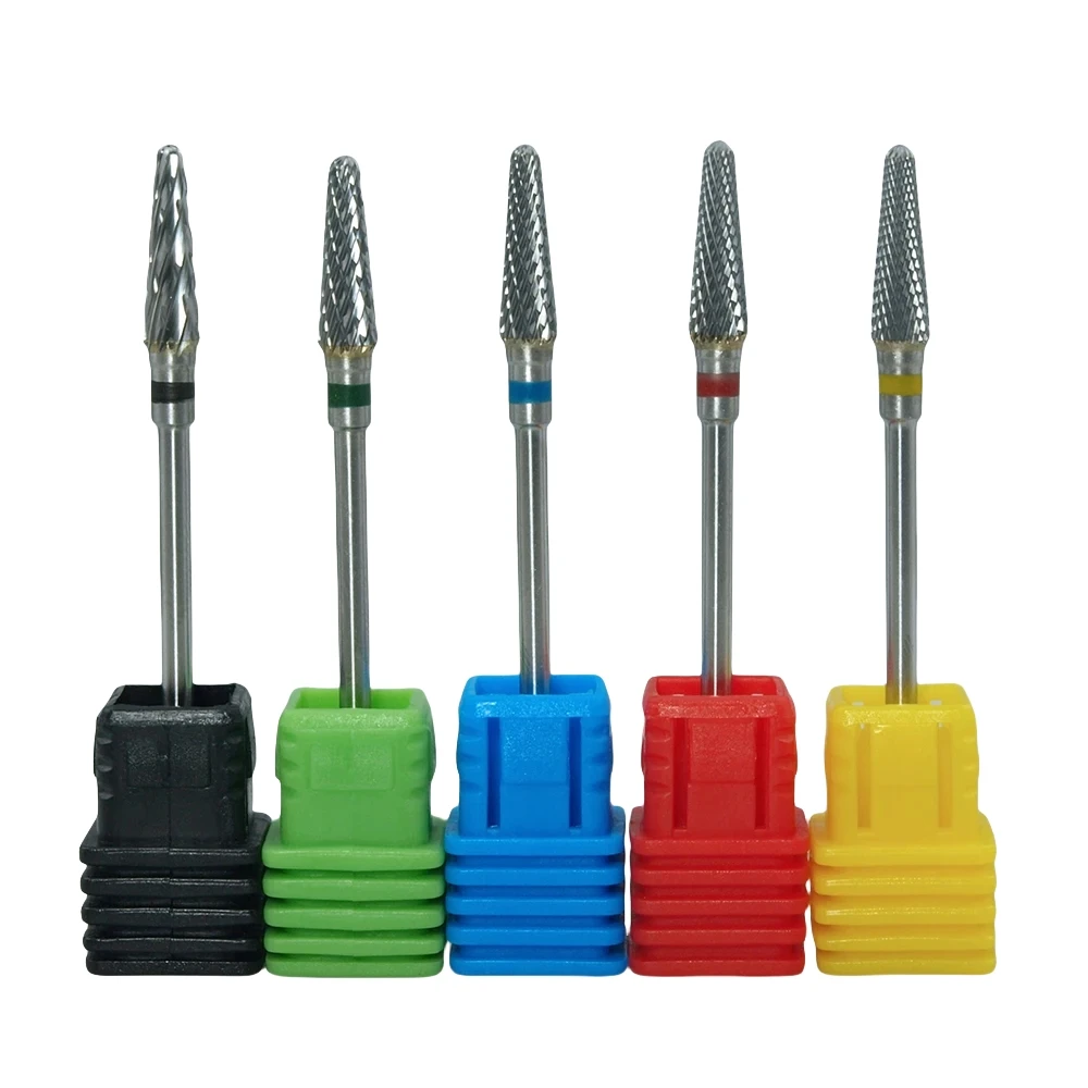Carbide End Mill - مجموعة من 5 قطع من لقم