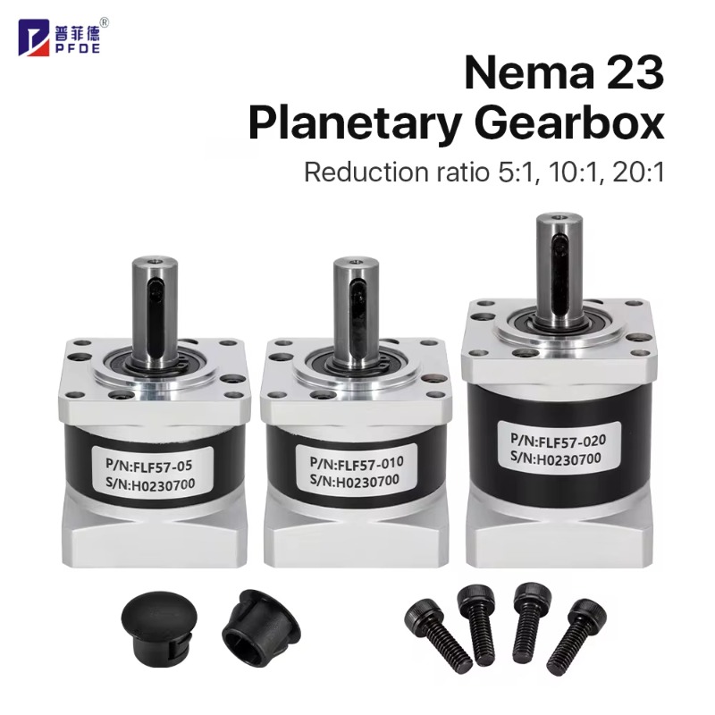 Nema23 Stepper - محرك كوكبي Nema 23 ، مخفض