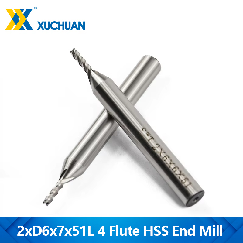 End Mill Set - 1 قطعة قطر فريز 2 مللي
