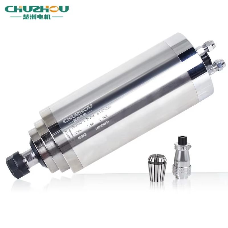 Water Cooled Spindle - 3Kw المياه المبردة المغزل 4 تحمل