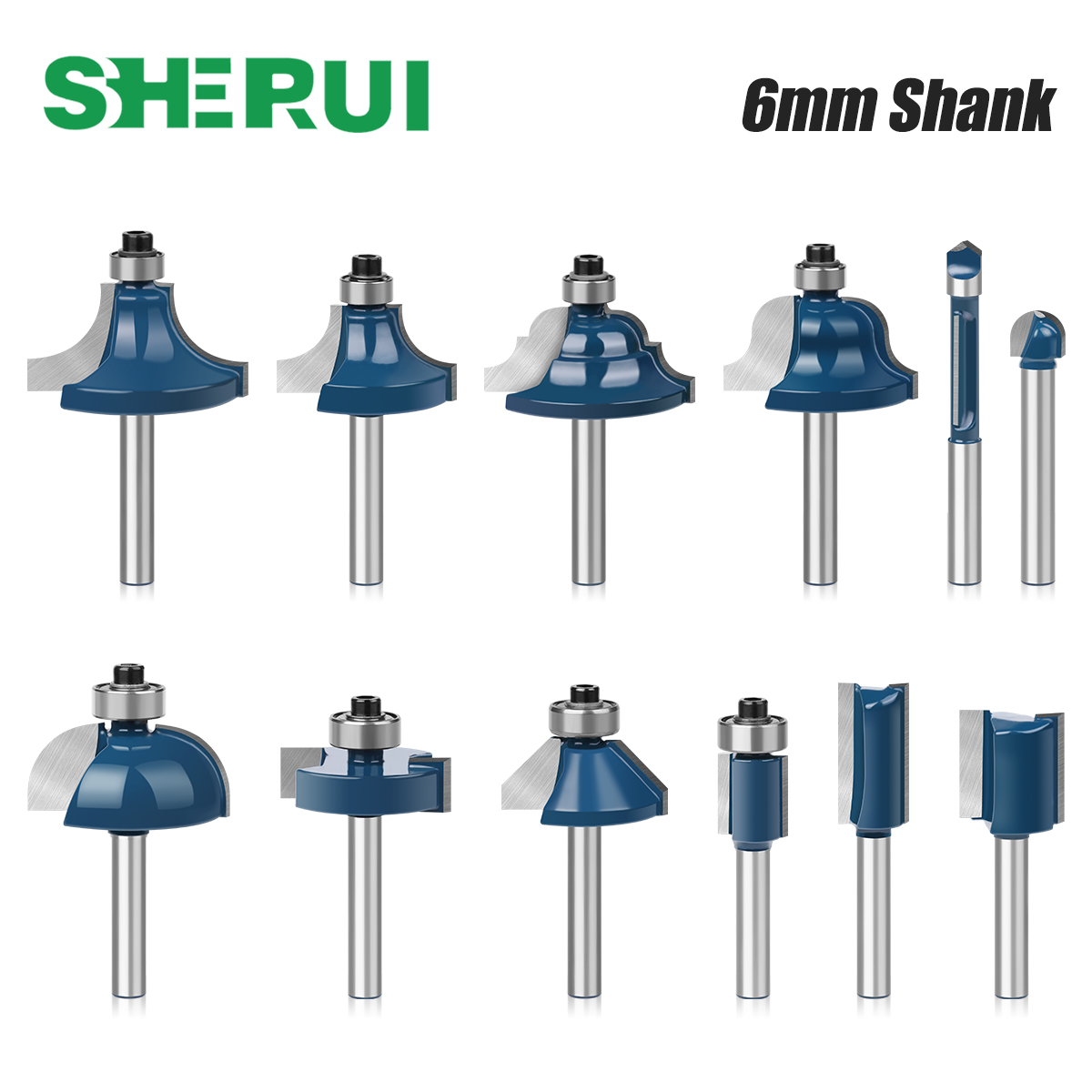 6 مللي متر عرقوب راوتر بت مجمو - مراجعة End Mill Set وسعره