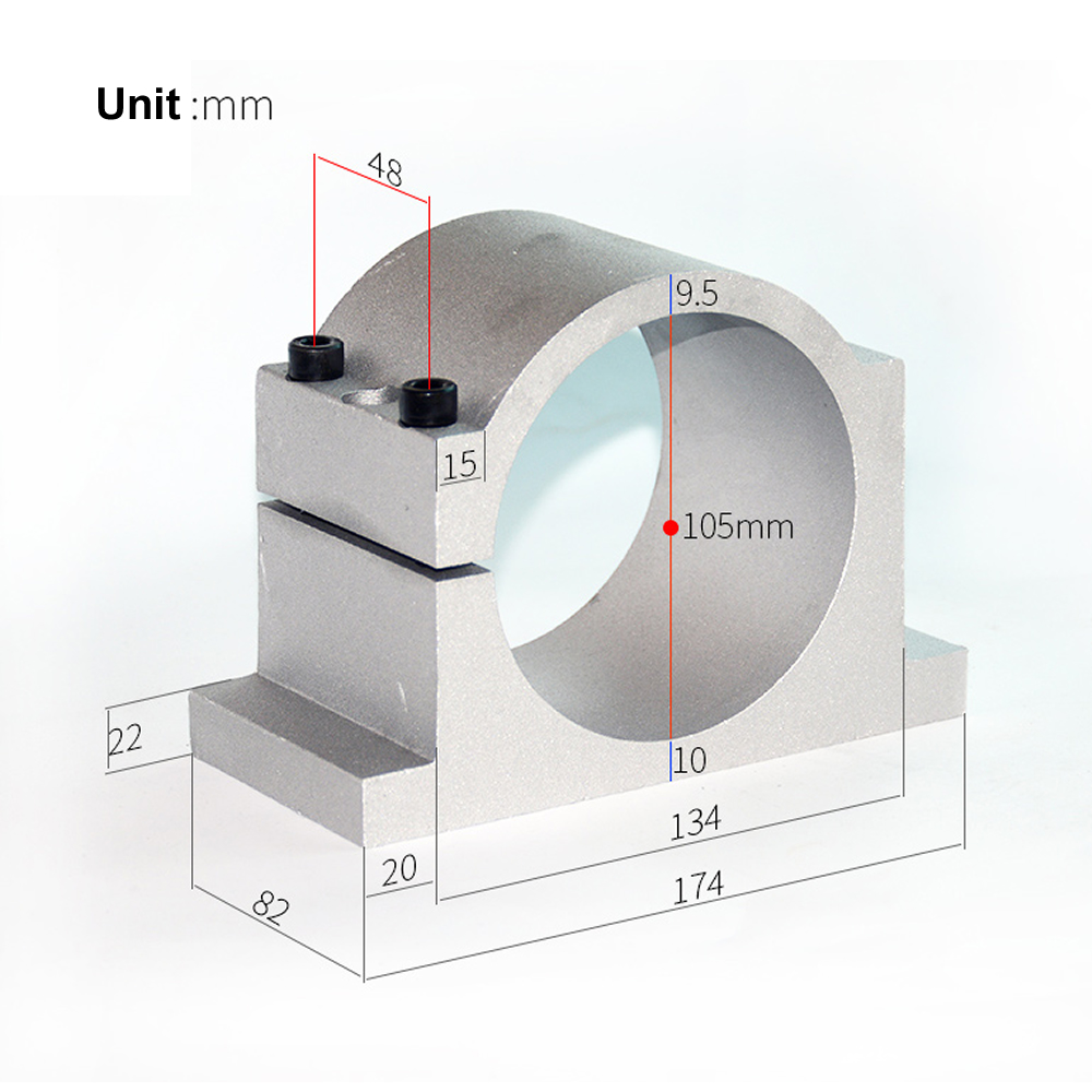 يلقي الألومنيوم CNC المغزل حام - مراجعة Water Cooled Spindle وسعره