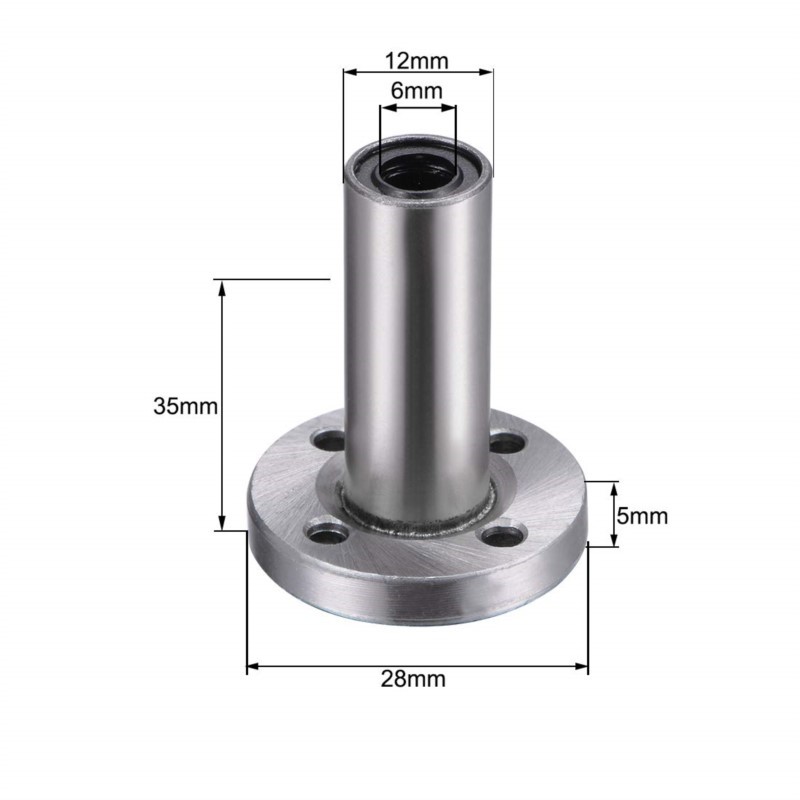 4 قطع/عبوة Lmf8uu Lmf10uu Lmf6 - مراجعة Linear Rod 8Mm وسعره