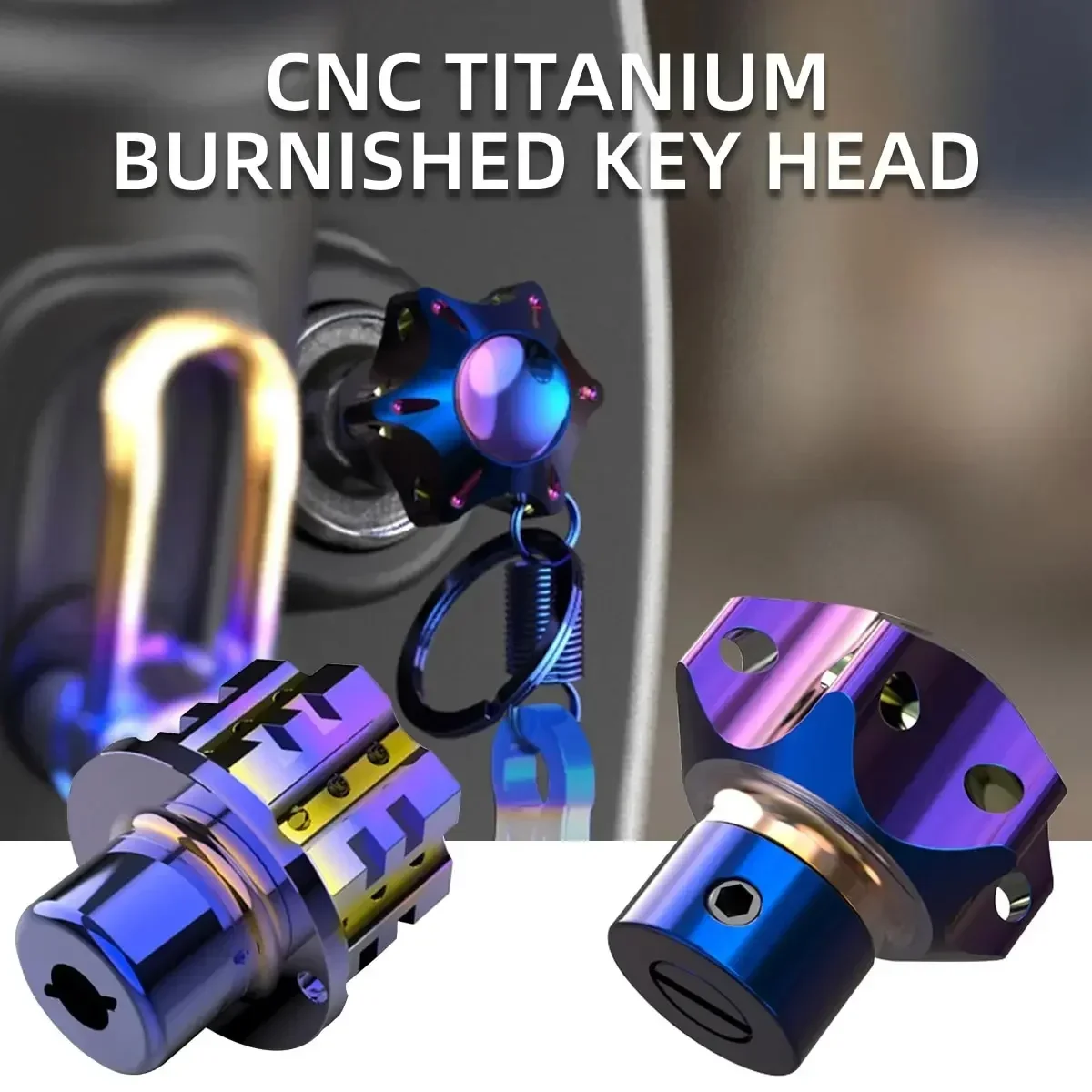 ميدالية مفاتيح ألومنيوم زرقاء  - مراجعة Cnc Bits وسعره