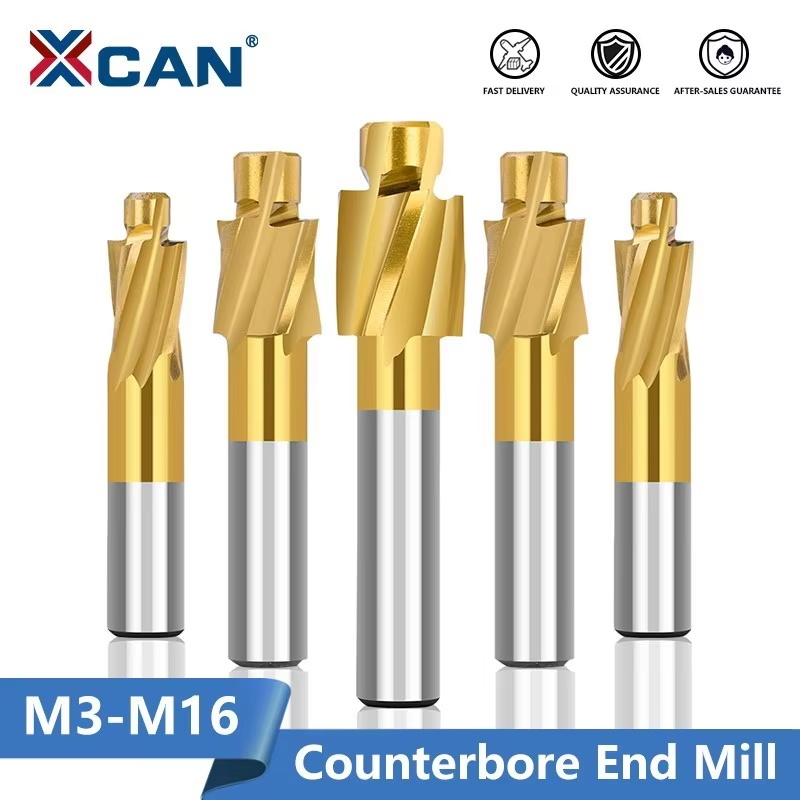 XCAN قاطعة المطحنة M3-M16 مطحن - مراجعة End Mill Set وسعره