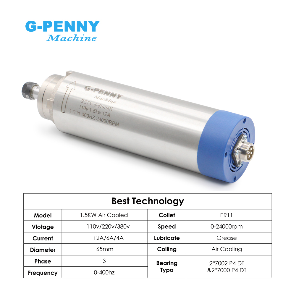 ماكينة G-PENNY بقوة 1.5 كيلو و - مراجعة Water Cooled Spindle وسعره