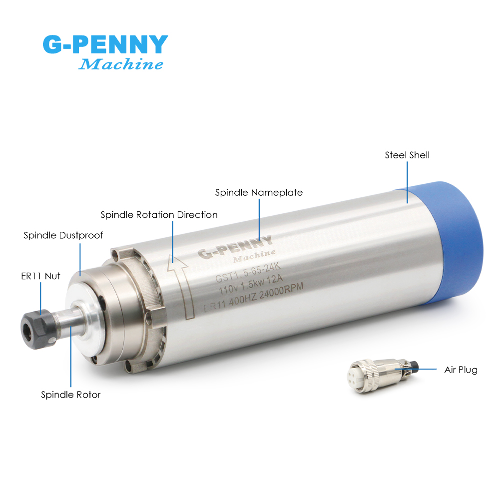 ماكينة G-PENNY بقوة 1.5 كيلو و - مراجعة Water Cooled Spindle وسعره
