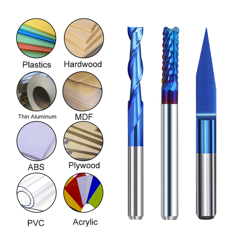 XCAN CNC راوتر بت نهاية مطحنة  - مراجعة End Mill Set وسعره